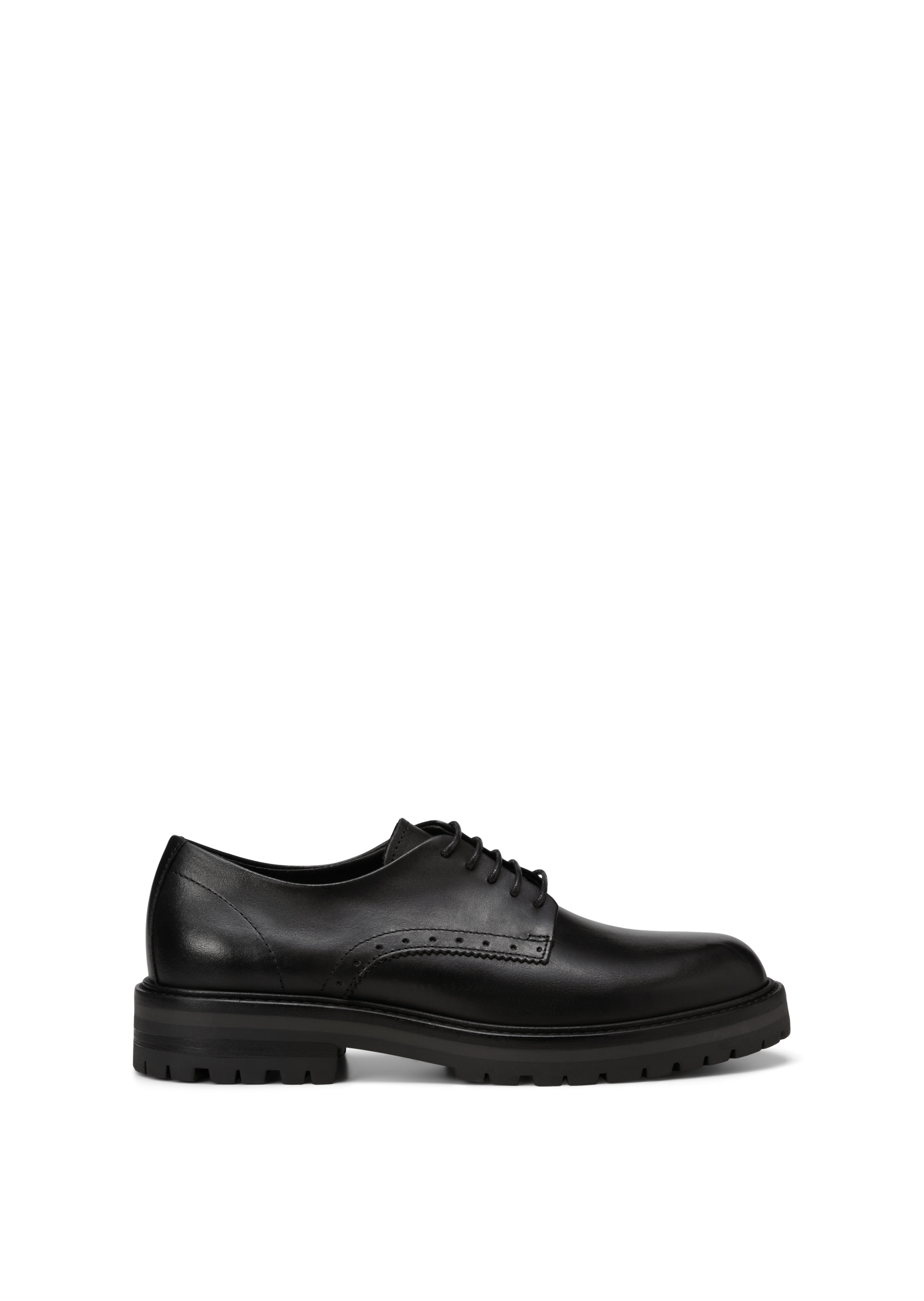 Chaussures derbies à lacets, modèle Massimo en cuir de vache noble, MARC O'POLO