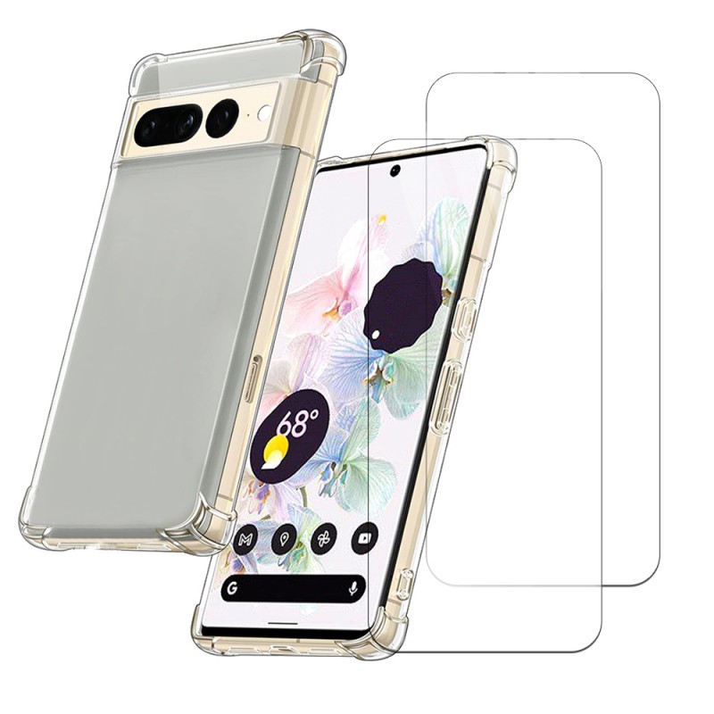 Coque Pixel 7 Pro antichoc + 2 vitres, EVETANE