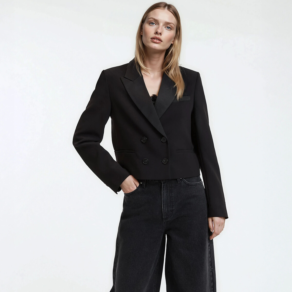 Short Straight Cut Spencer Jacket, LA REDOUTE COLLECTIONS