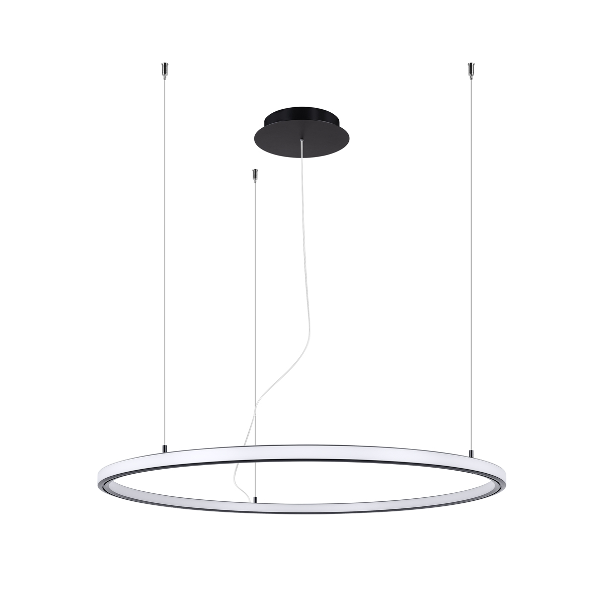 Lustre Aluminium Noir LED 1 Risa, EDEN