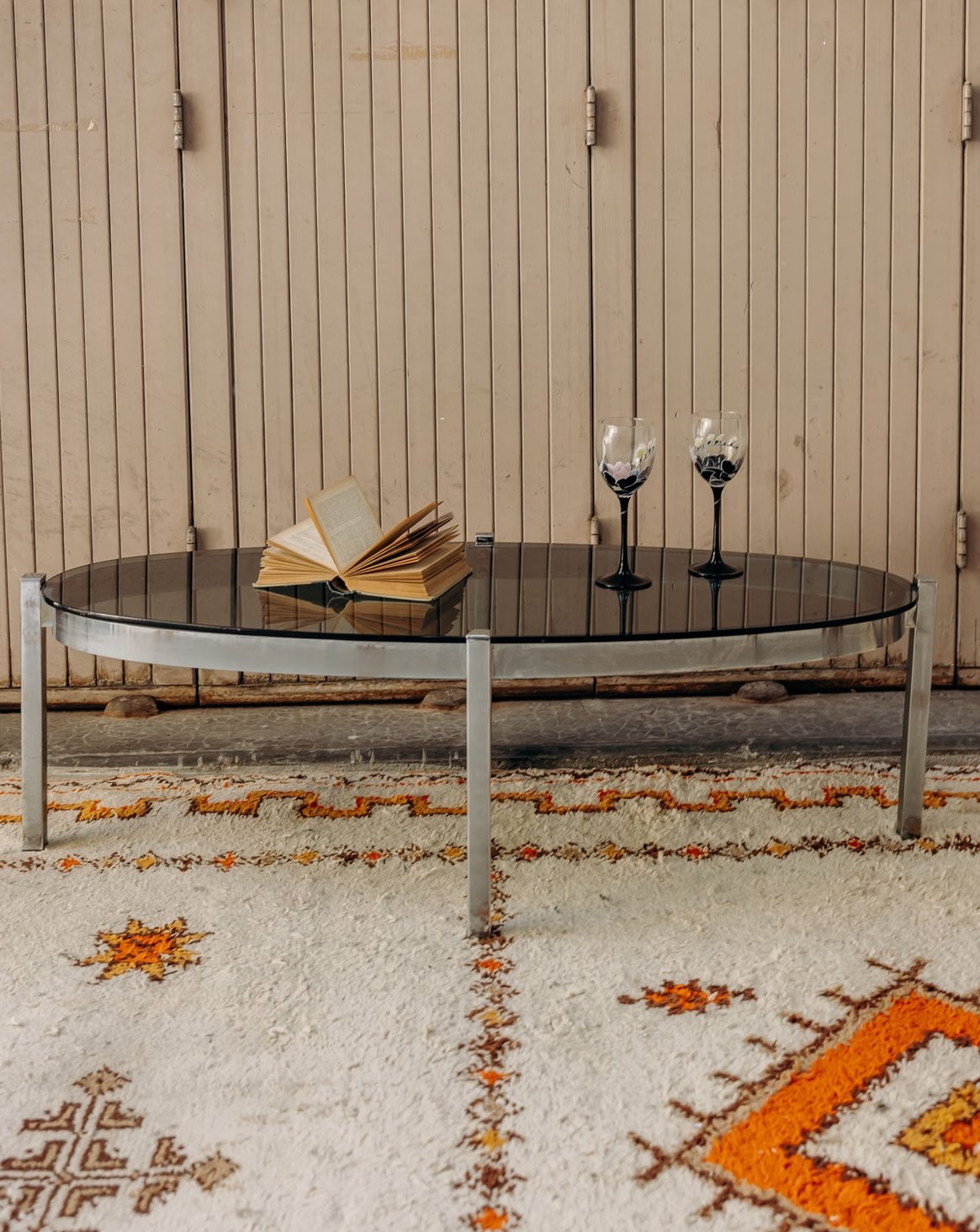 Table basse au design mid-century Donna N°1563 - Bon état, DEBONGOUT