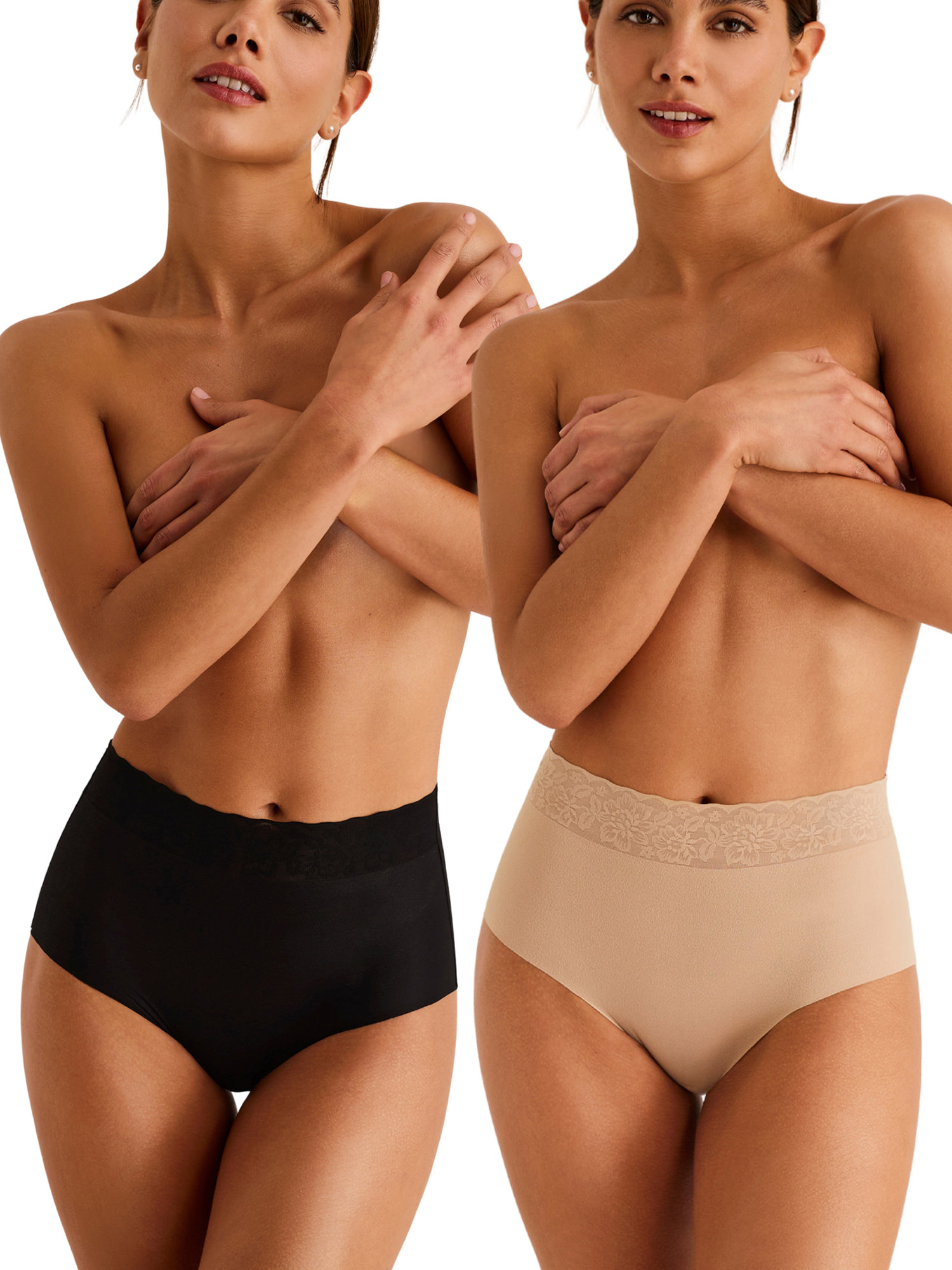 Pack x2 culottes taille haute ESSENTIAL, SELMARK