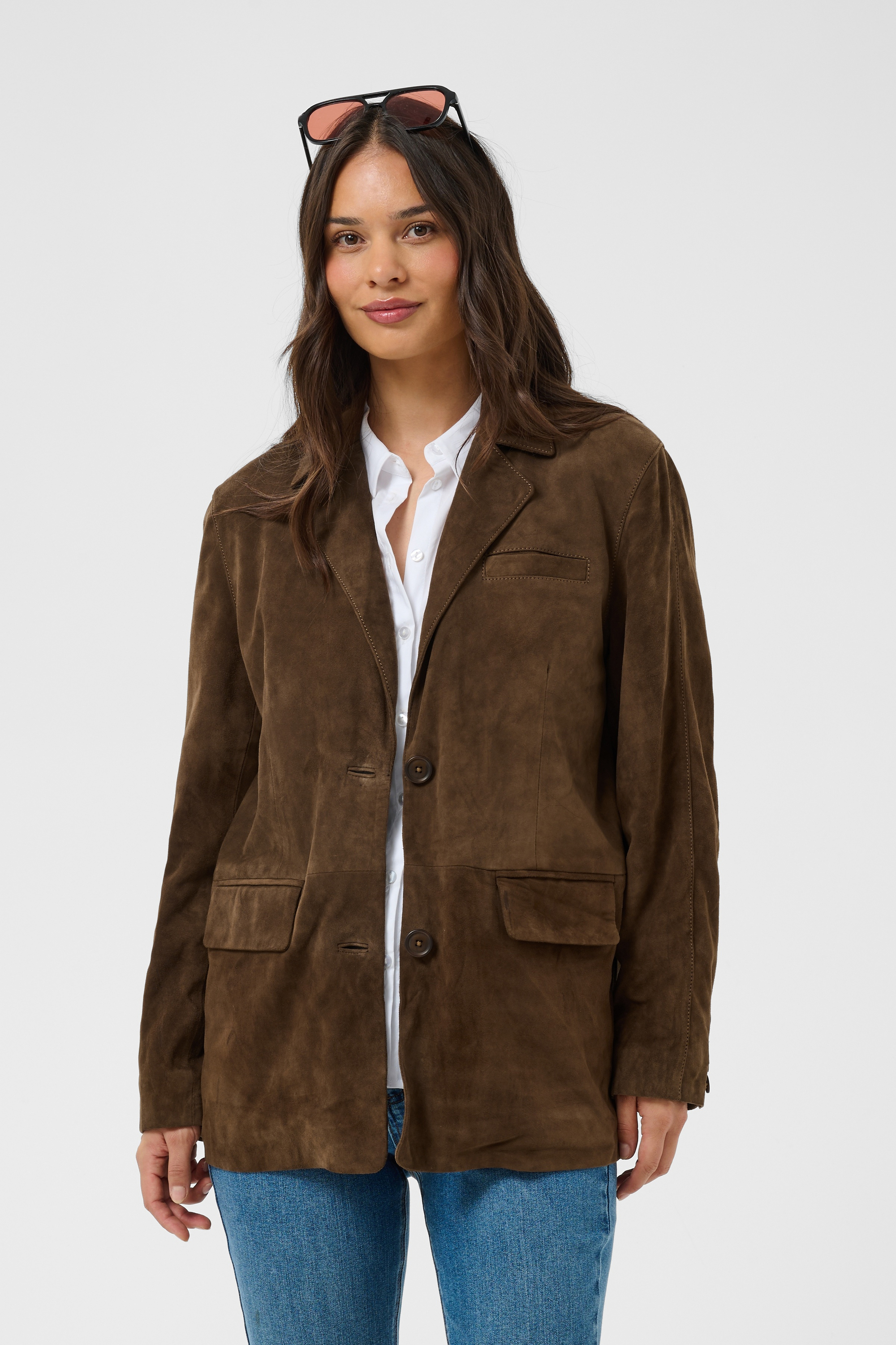 Veste en cuir, KAFFE