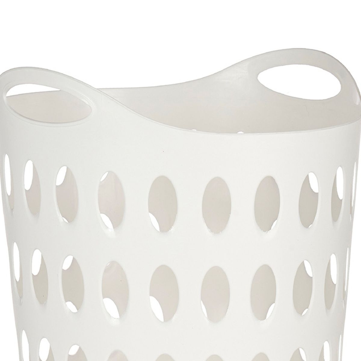 Emuca Panier à linge Laundry pour module, Plastique blanc