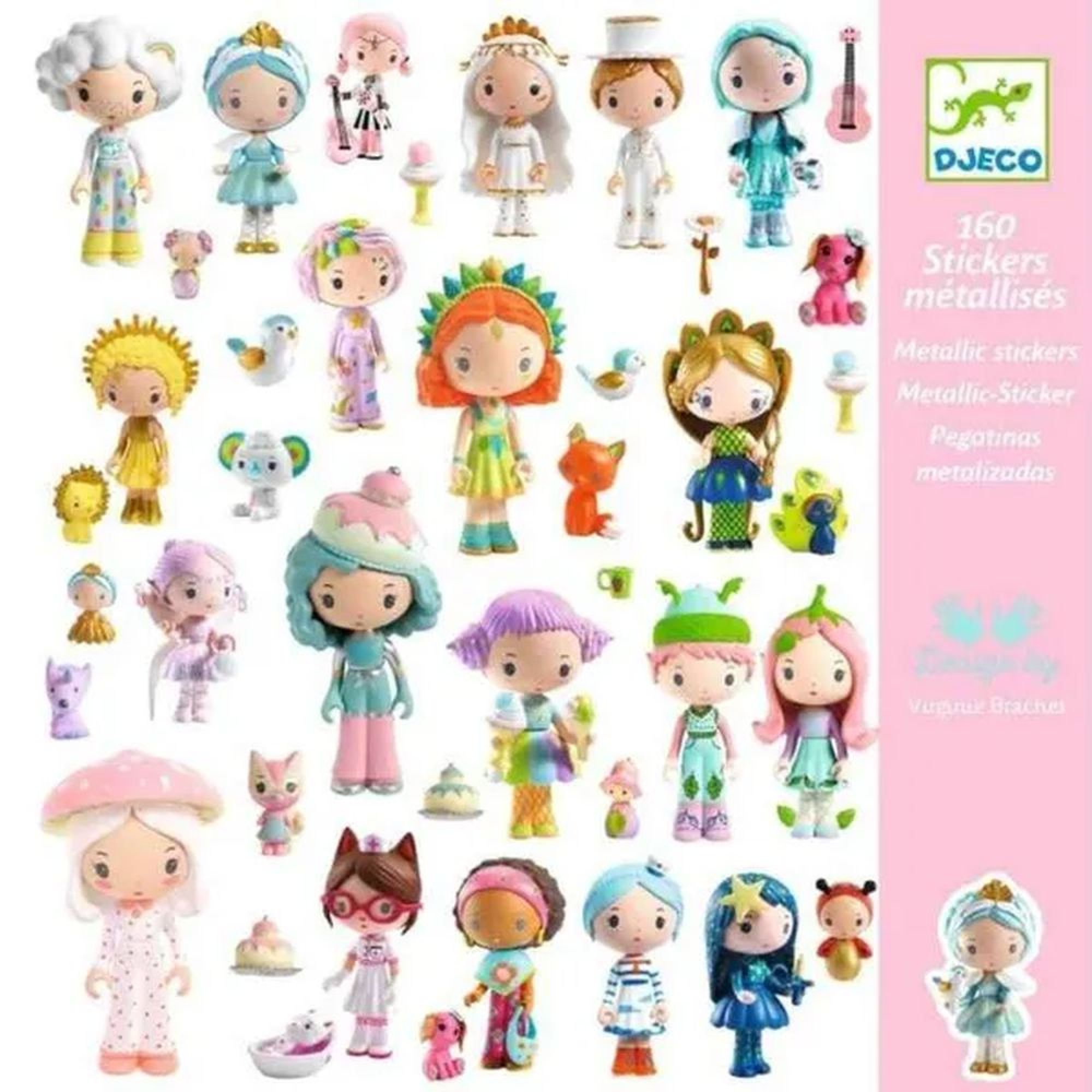 Stickers Le petit monde des Tinyly, DJECO