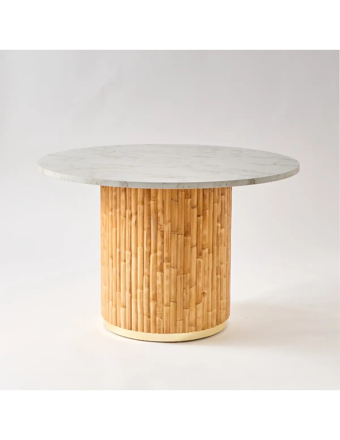 Table ronde de repas plateau blanc Dia 120, KOK
