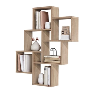 Étagère Murale Flottante Avec Compartiment Secret - Bois, 40x21x7,2cm, Rangement Discret Pour Salon Ou Bureau