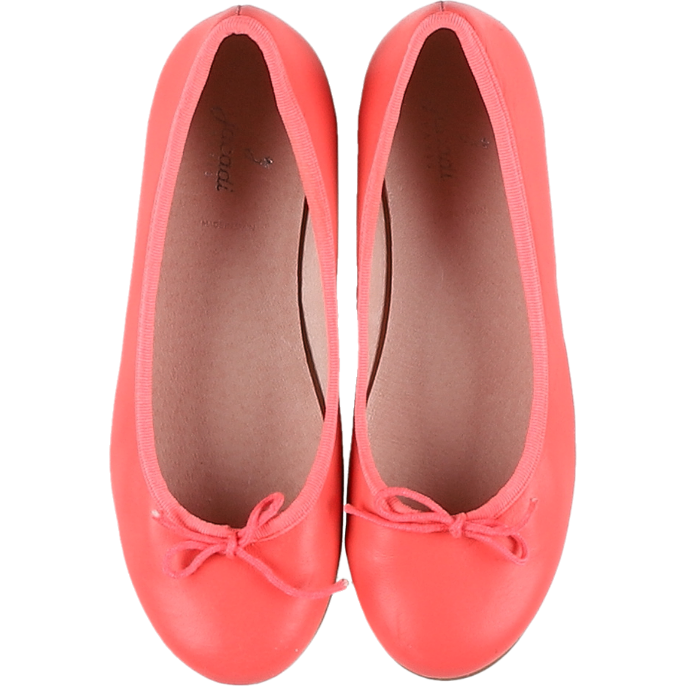 Ballerines Jacadi Rose Avec Ruban - Pointure 34, Occasion Très Bon état