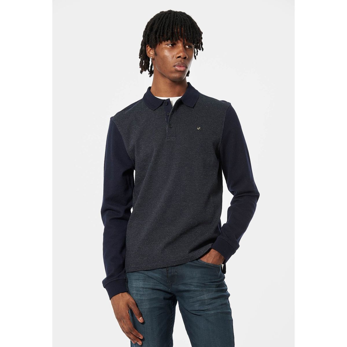 Polo lacoste manches outlet longues homme