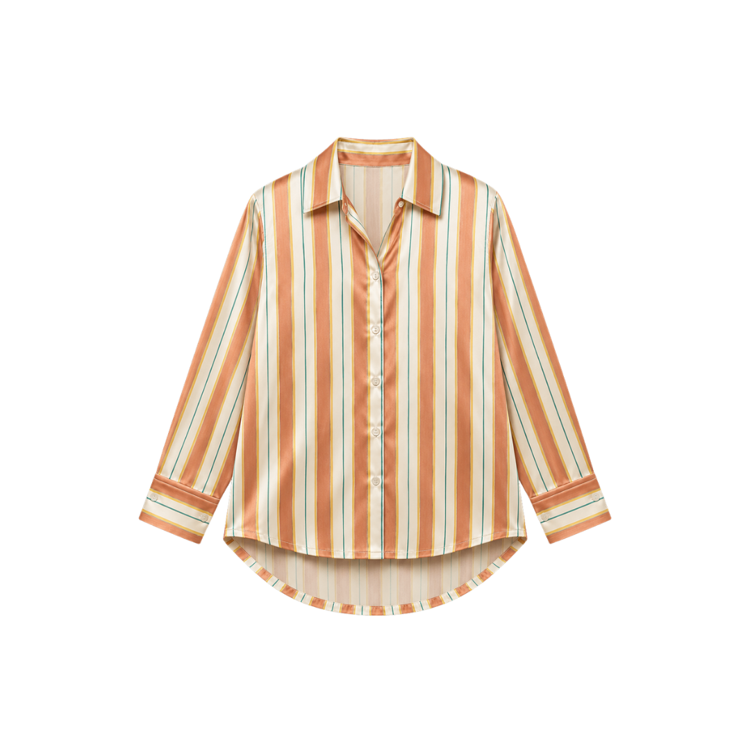 Chemise Oversize 100% pure soie de mûrier, EMILY'S PILLOW