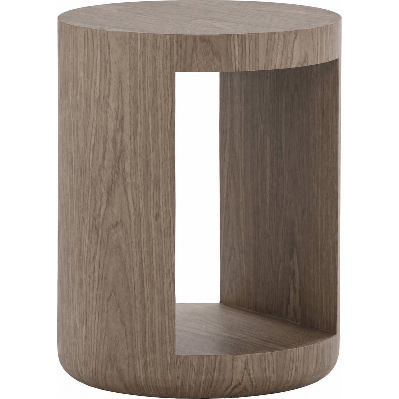 Table d'appoint ronde effet bois, RECOLLECTION