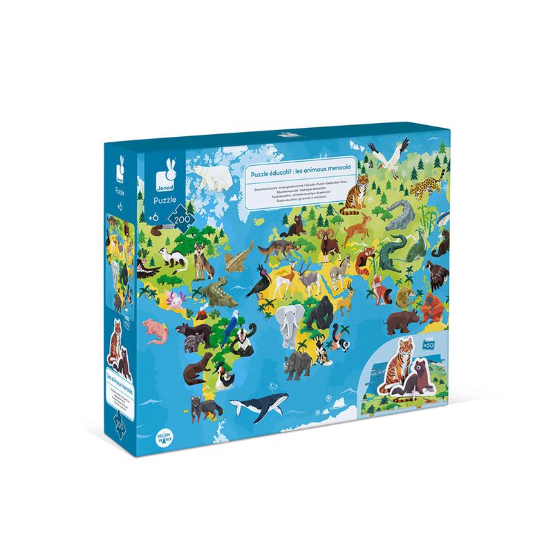 Puzzle 1000 pieces - Puzzle adulte, enfant 8 ans animaux JANOD