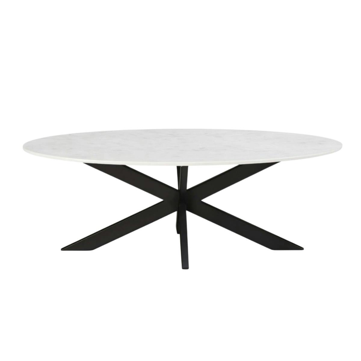 Table basse ovale en marbre DUOMO, PIER IMPORT