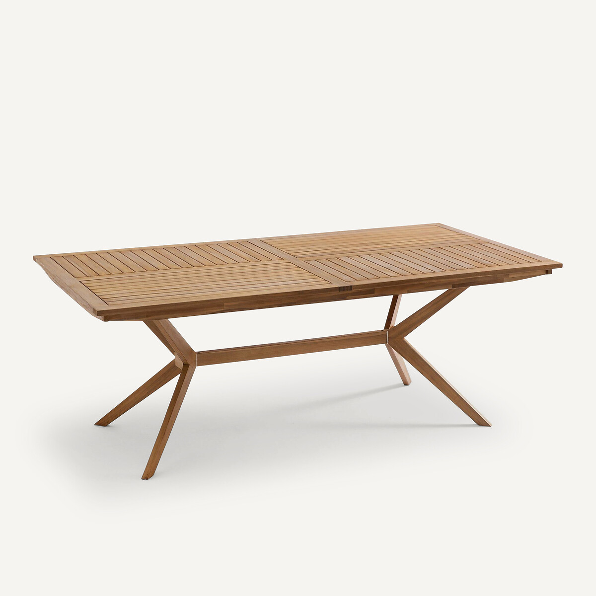 Table de jardin rectangulaire, en acacia, 8 personnes, JAKTA, AM.PM