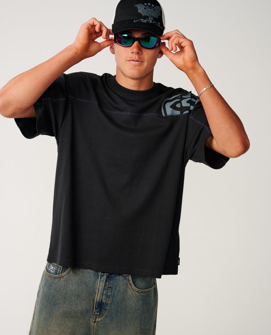 T-shirt Archive Thrashed PANEL, RIP CURL