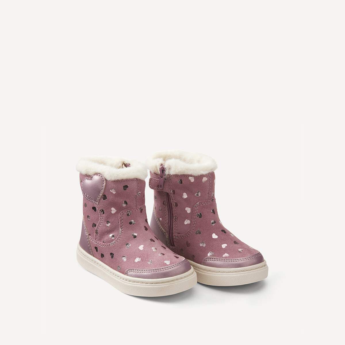 Kids Nashik Leather Calf Boots, GEOX