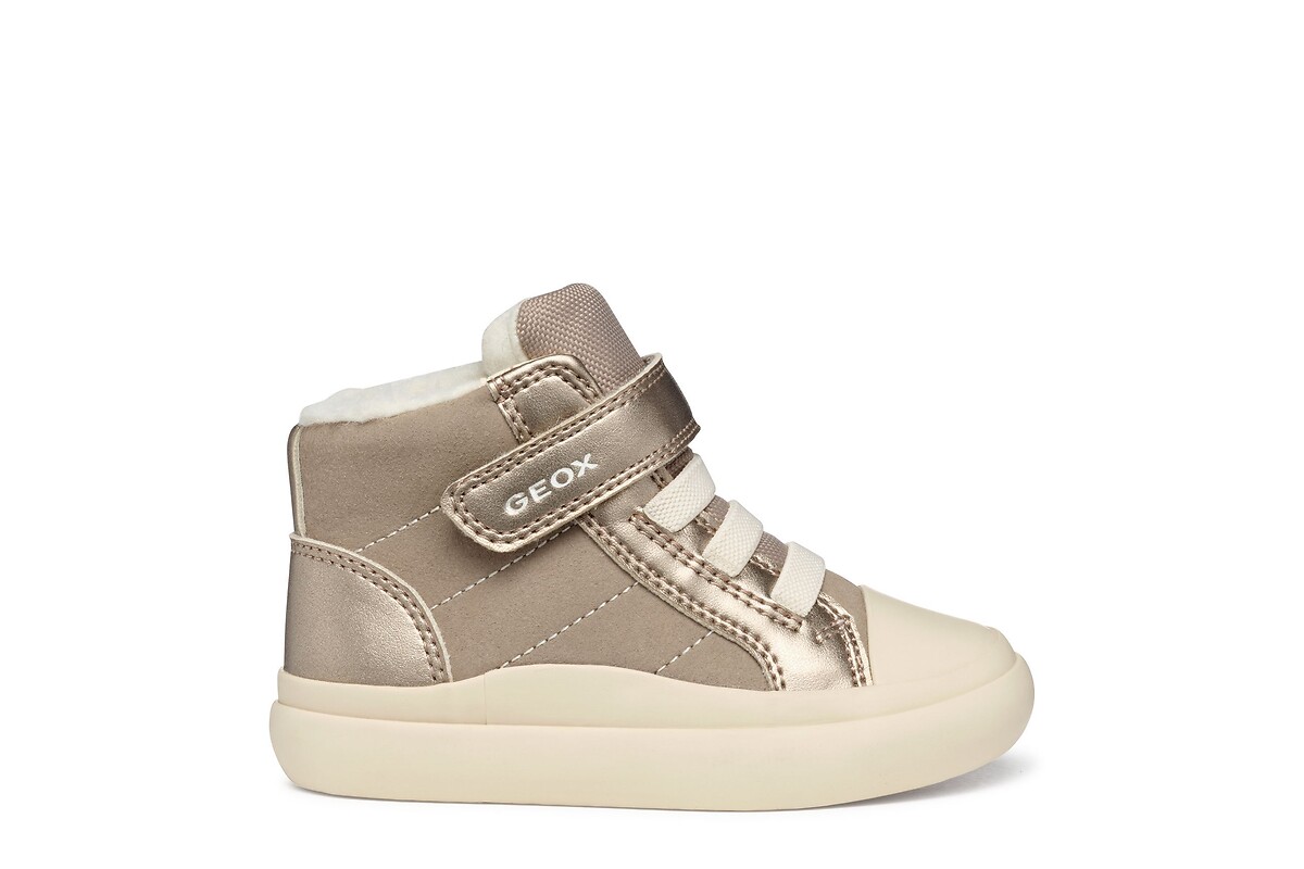 Kids Gisli Breathable High Top Trainers, GEOX