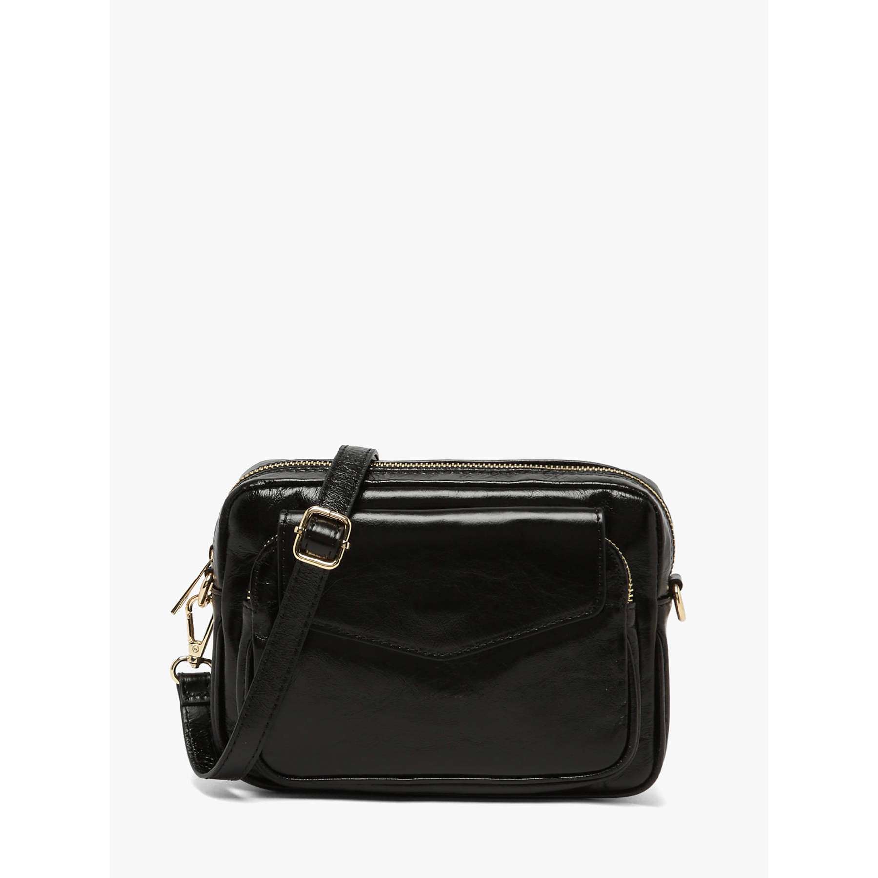 Sac bandoulière Shiny sauvage cuir, MILANO