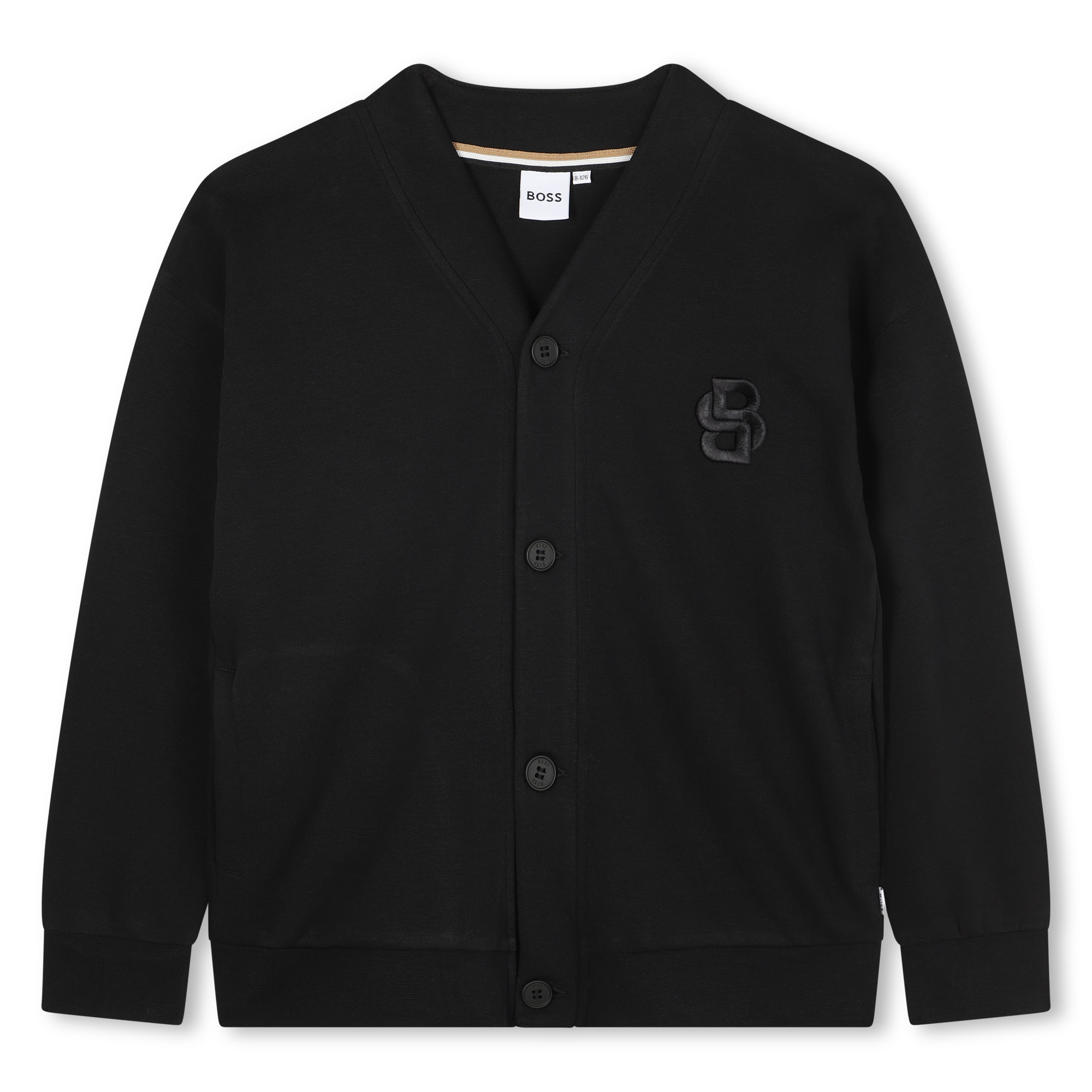 Cardigan avec fermeture boutonnée, BOSS KIDSWEAR