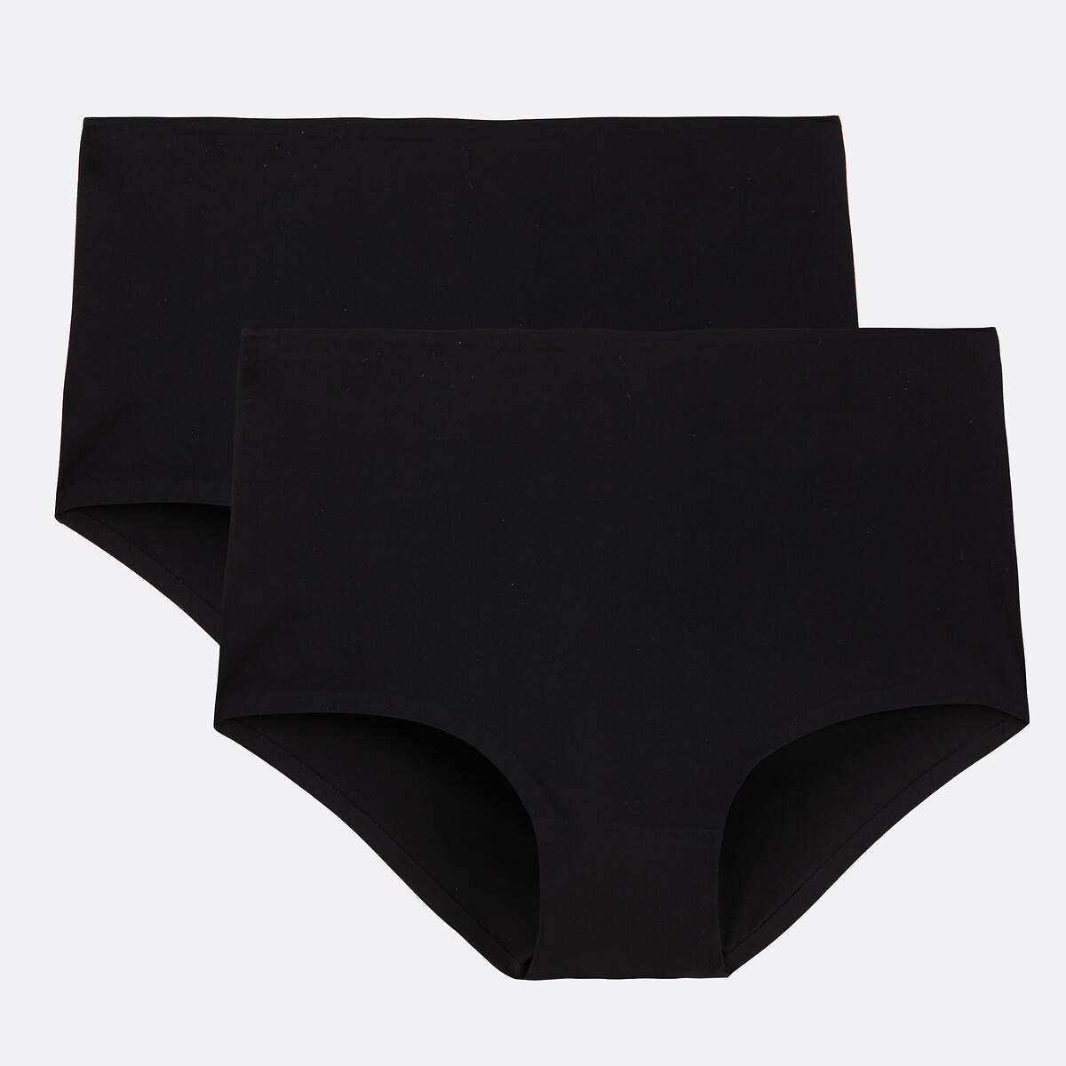 Set van 2 hoge slips in microvezel-Onzichtbaar, LA REDOUTE COLLECTIONS