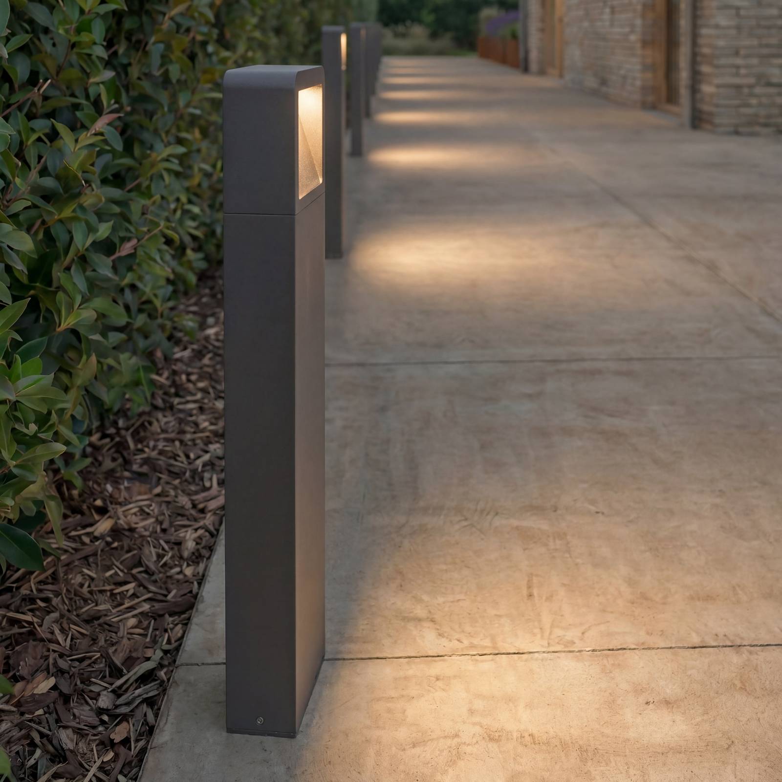 Luminaire extérieur en aluminium moderneLED, LUCANDE