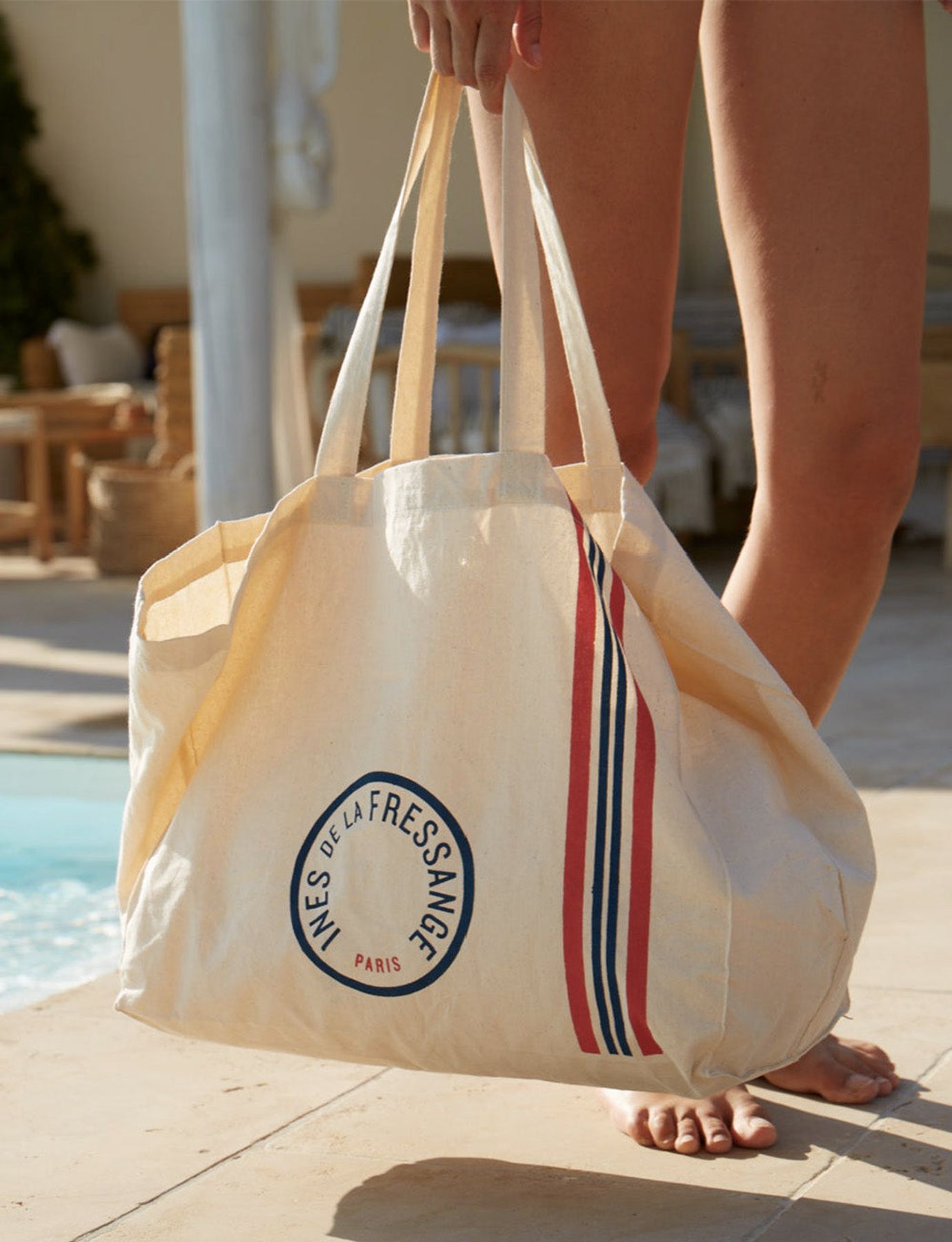 Sac En Toile Inès De La Fressange - Blanc Craie - Modèle Sac De Jour - Neuf Avec étiquettes