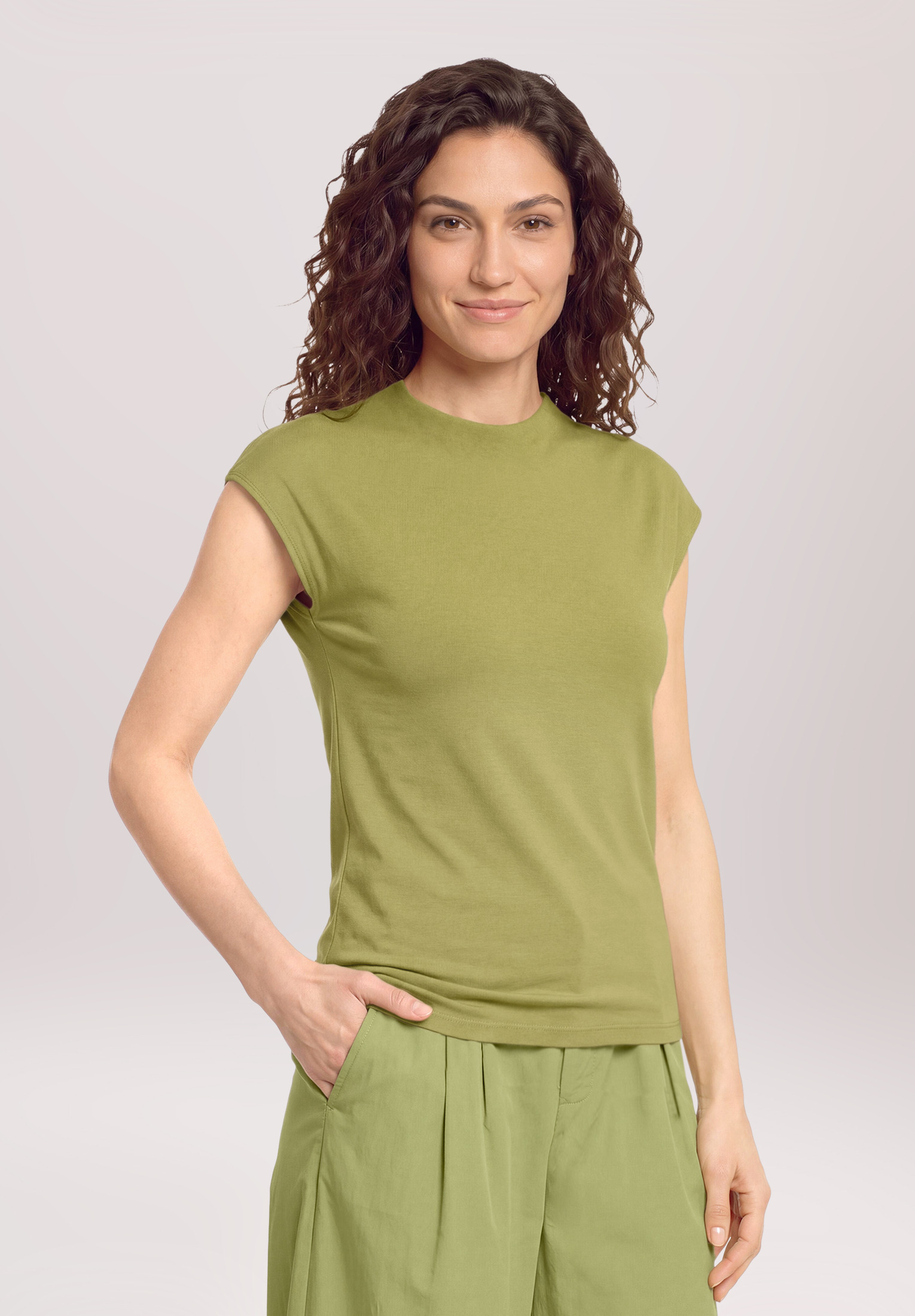 T-shirt basique à col, CARTOON