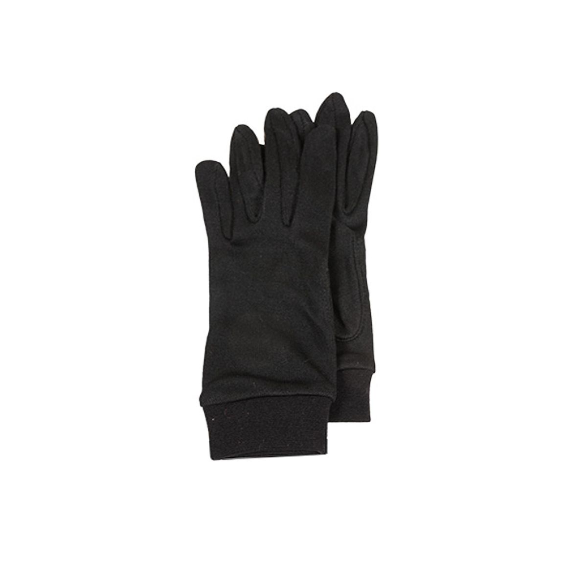 Donna Accessori Guanti Paire de gants noirs en maille 