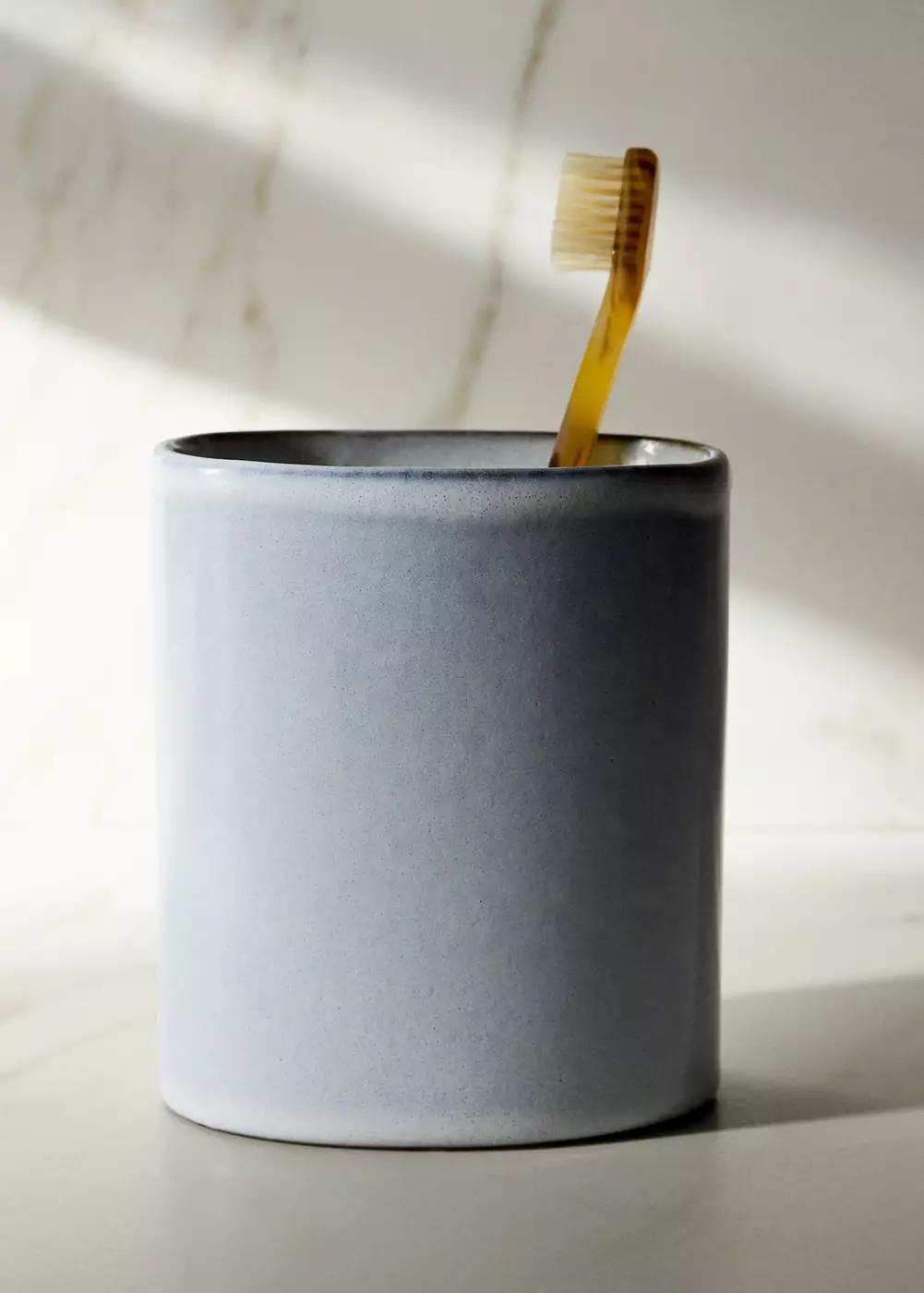 Gobelet à brosse à dents en céramique ovale, MANGO HOME
