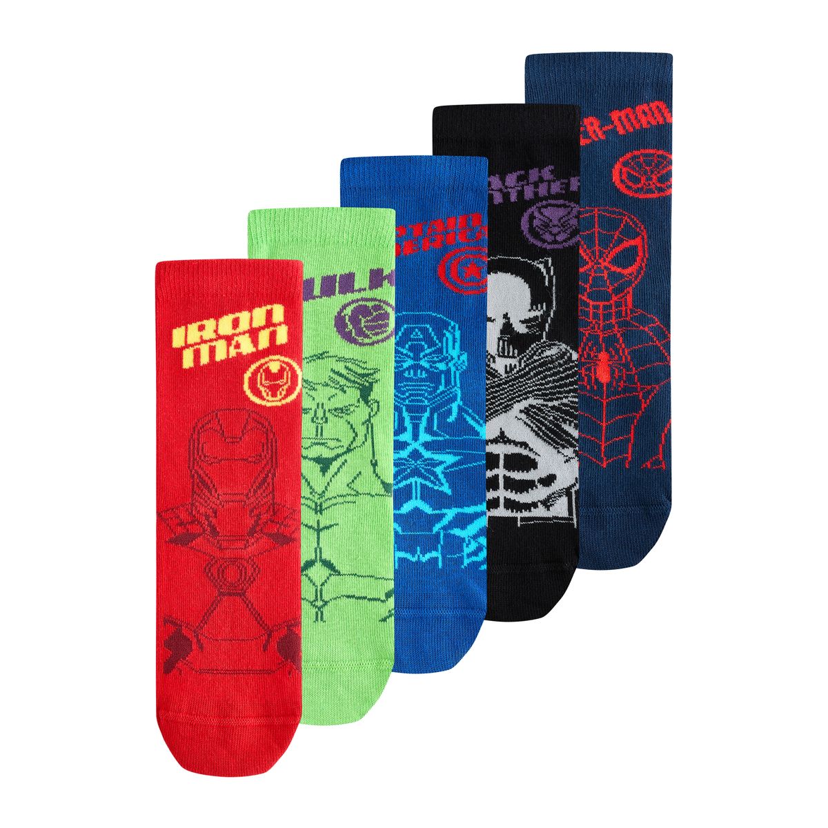 Chaussettes en coton à personnage, 5 paires, NEXT