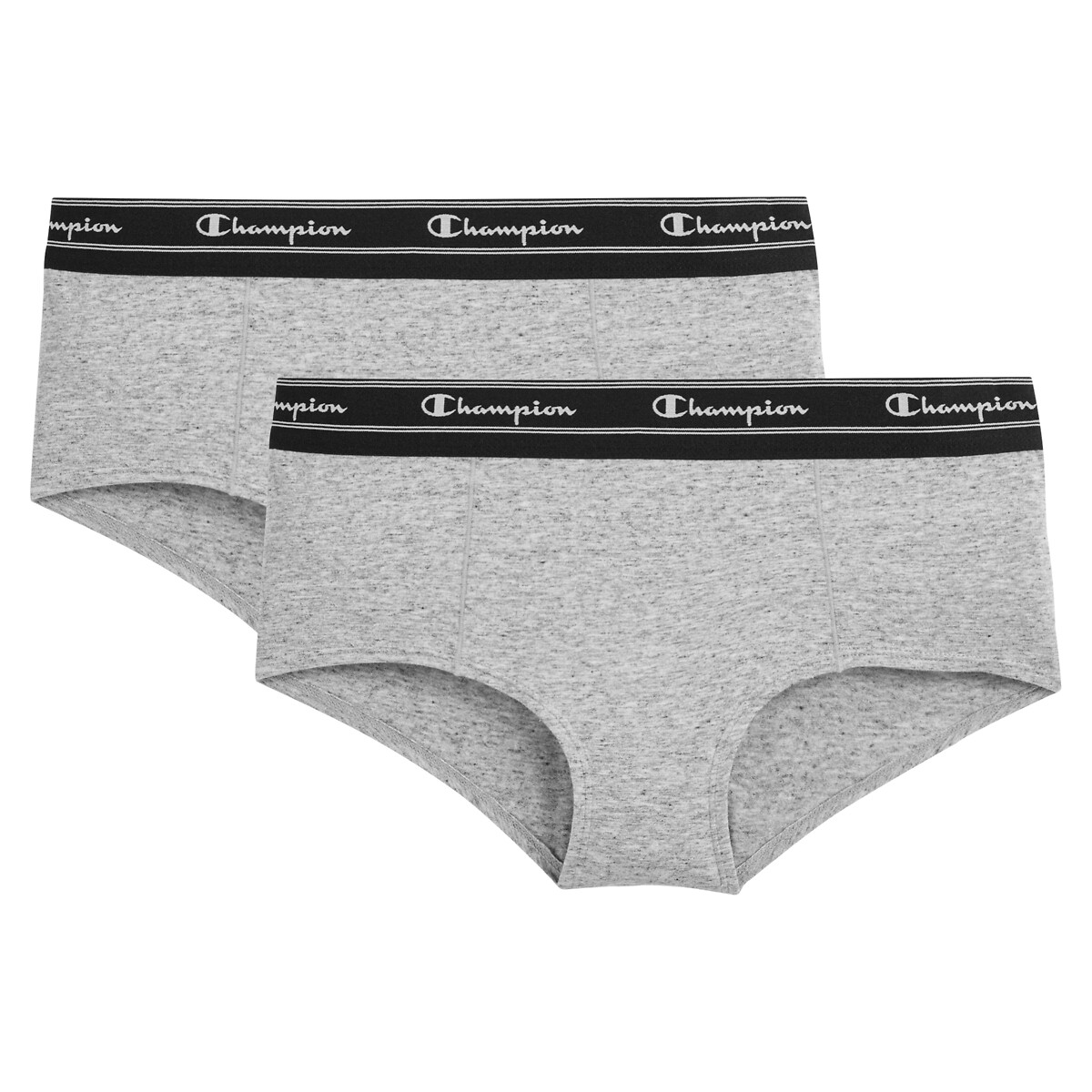 Pack of 2 sports knickers, grey, Champion