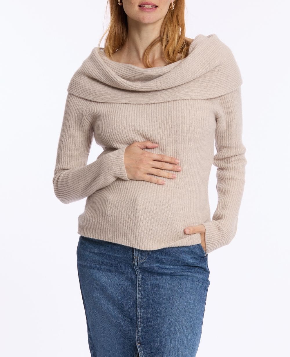 Pull de grossesse et d'allaitement Kim, CACHE COEUR