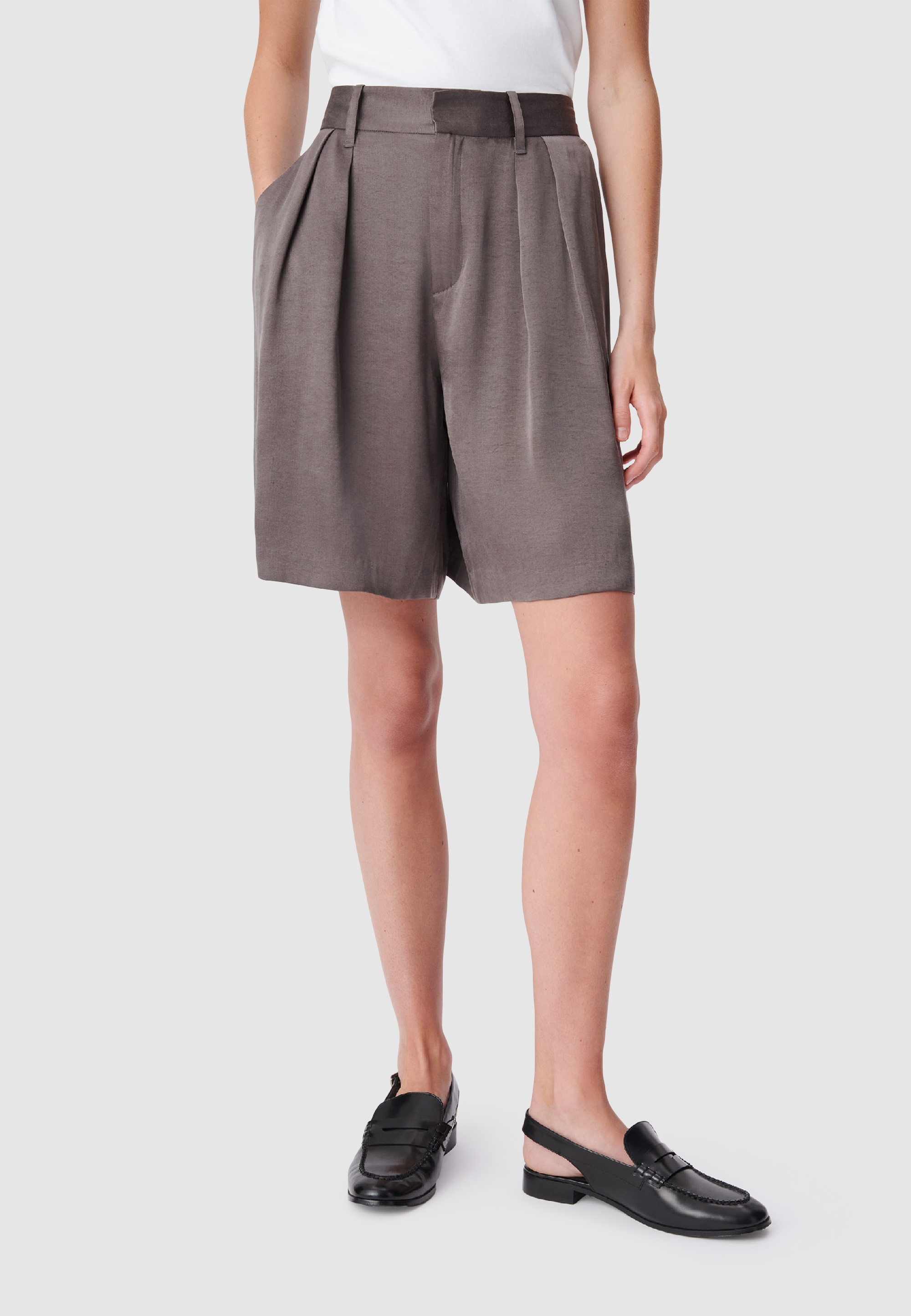 Bermuda de tailleur mix Lyocell®, IKKS