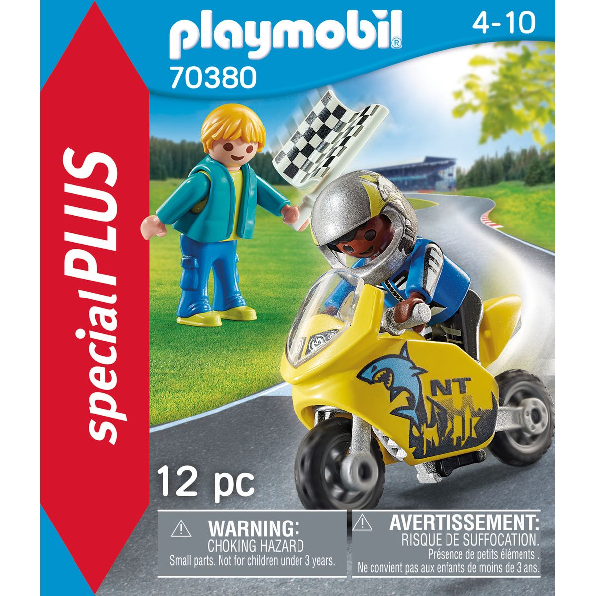 Playmobil 70380 enfants et moto Playmobil