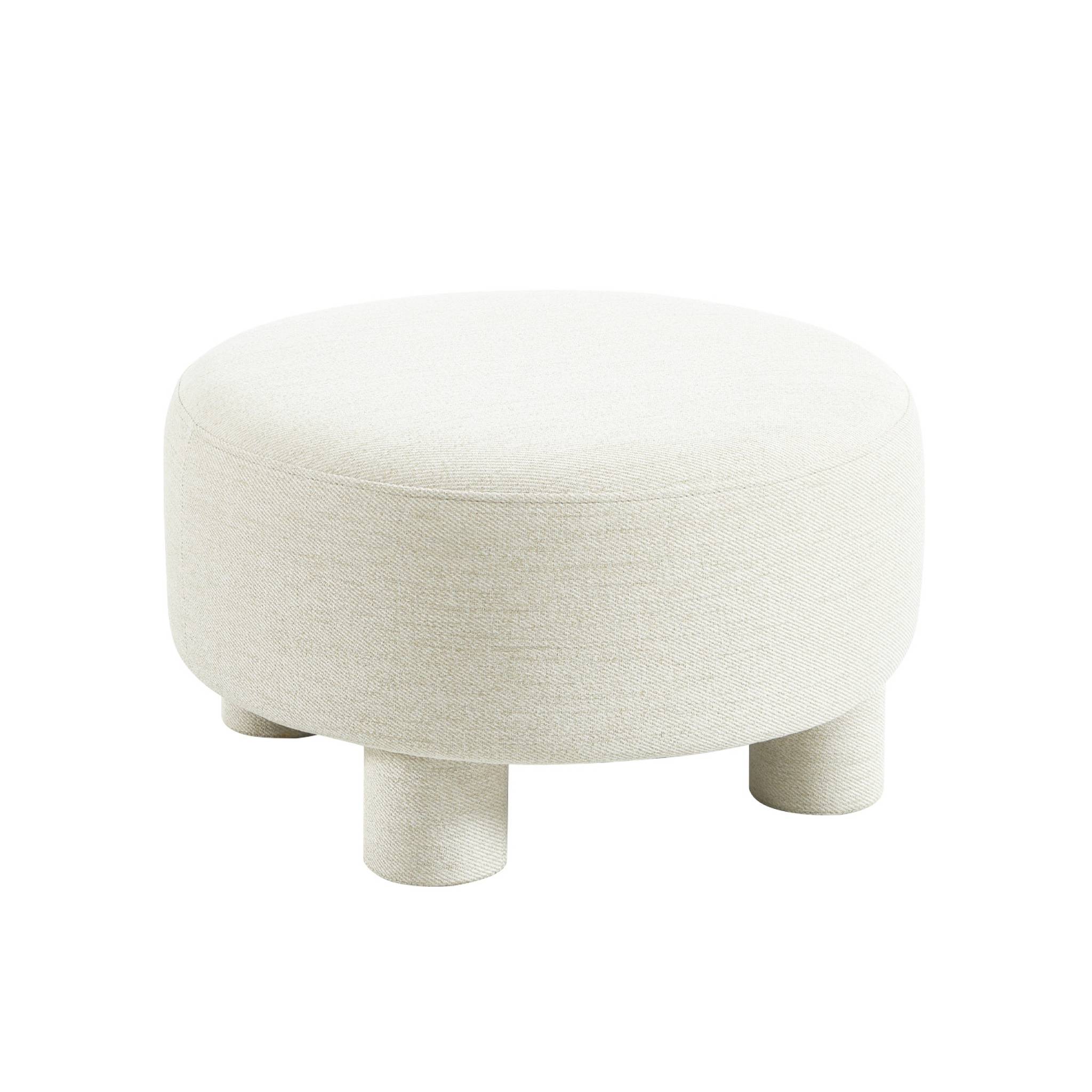 Pouf, repose-pieds pour canapé Zenio tissu ZENIO, SWEEEK