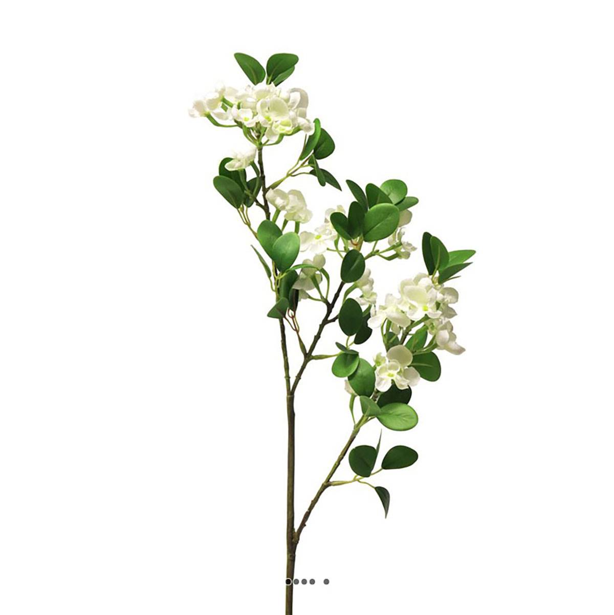 Branche de seringat artificiel H 89 cm, ARTIFICIELLES