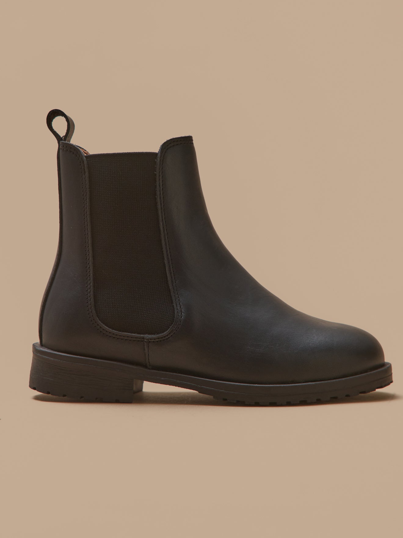 Boots chelsea cuir, CYRILLUS