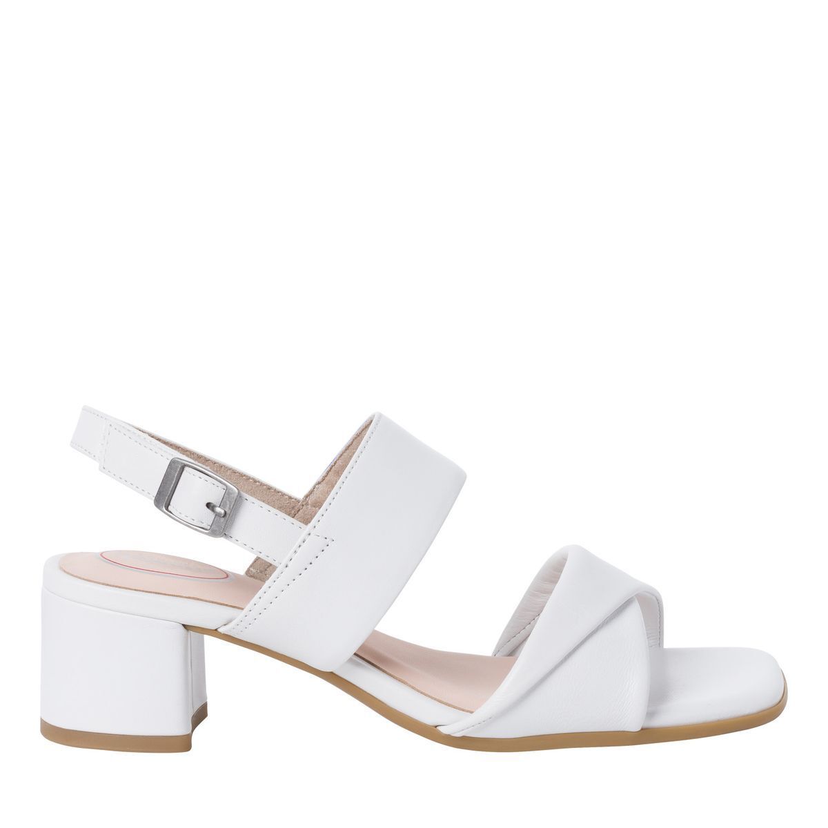Sandale talon en cuir Tamaris La Redoute