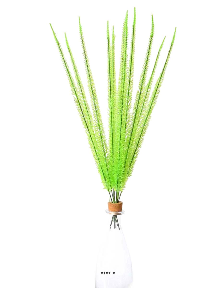 Corail en piquets X12 Vert H 52 cm plastique, ARTIFICIELLES
