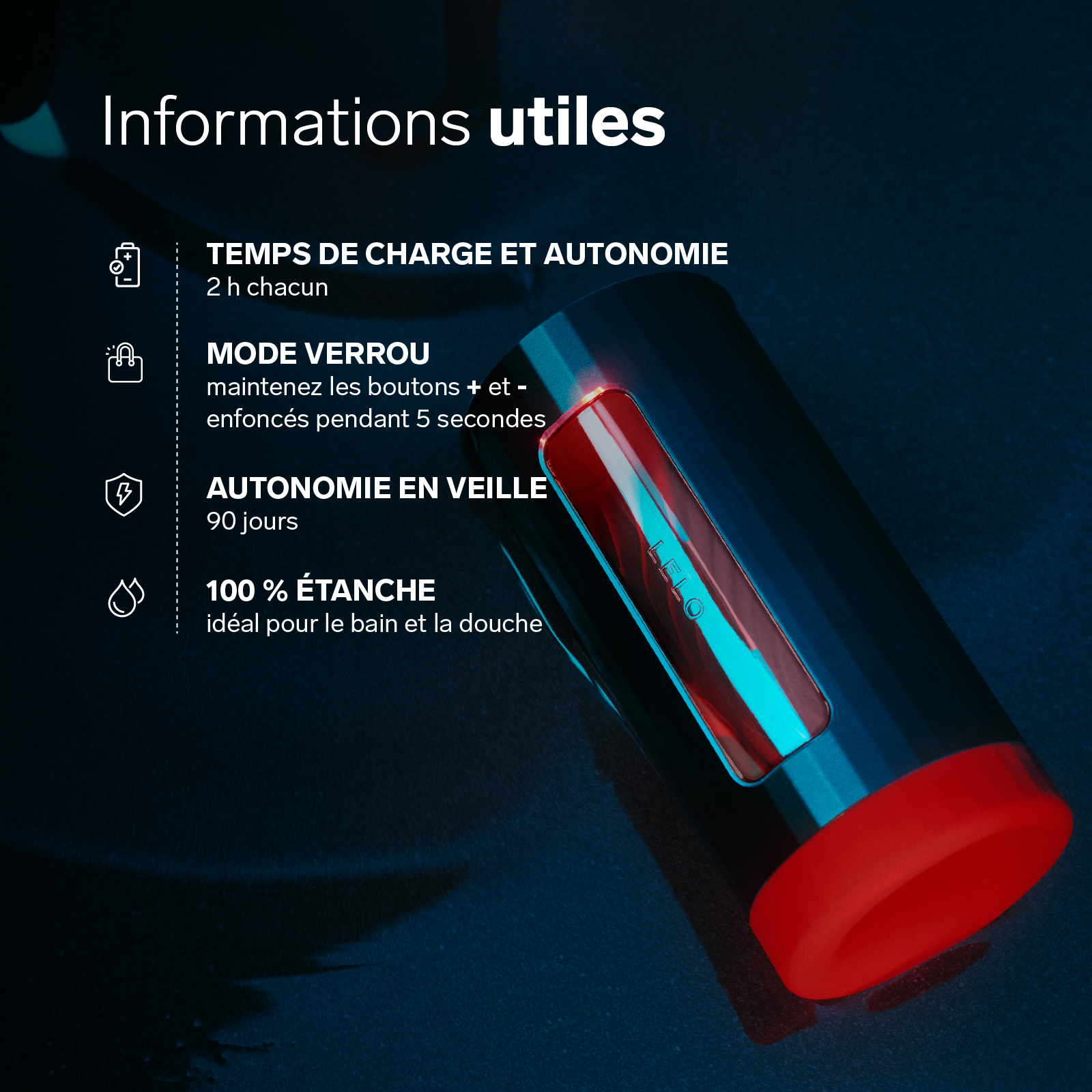 Masturbateur Manuel évolutif 3 Anneaux Avec Textures - Rechargeable, TPE, Blanc