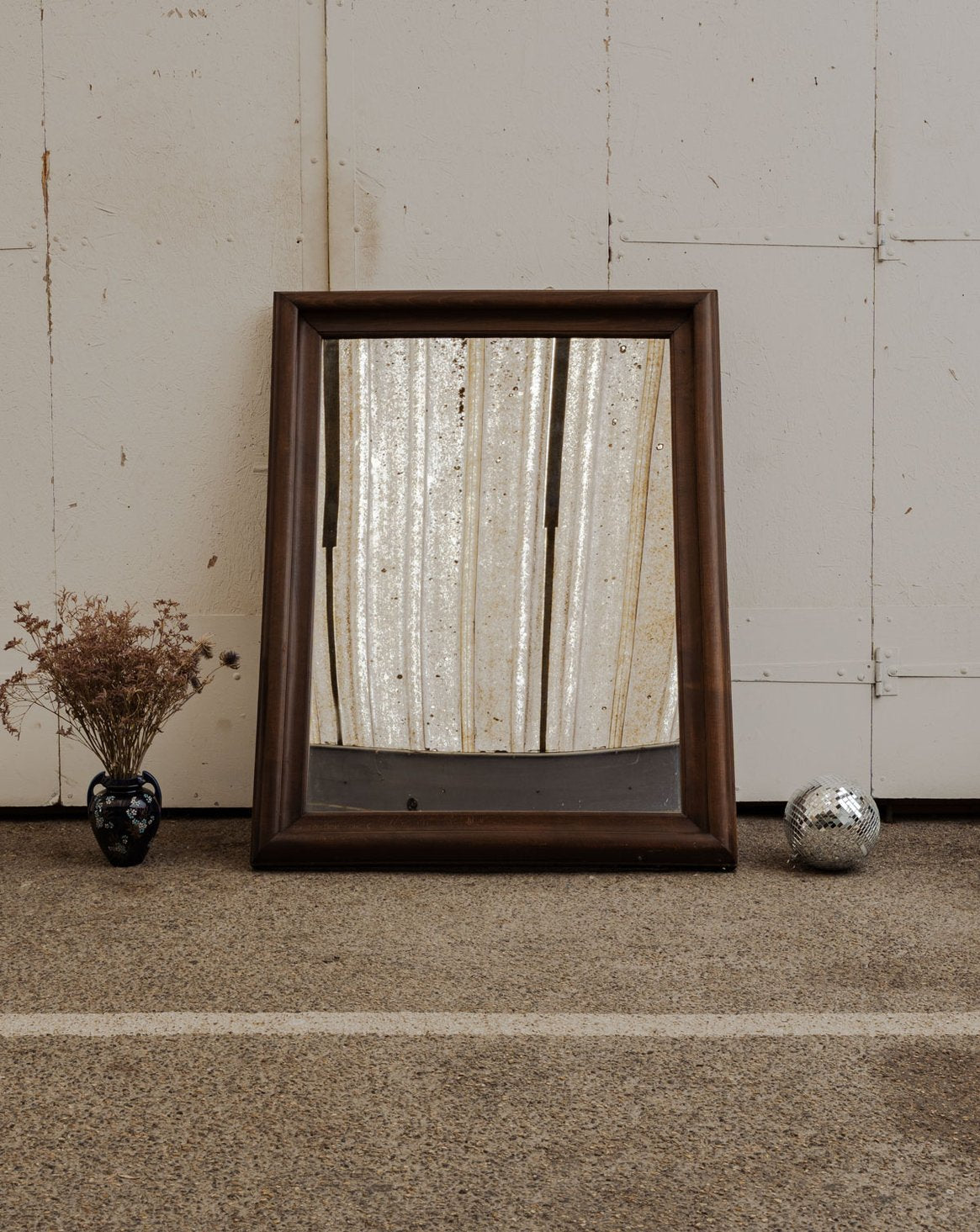 Grand miroir en bois Georges N°1231 - Bon état, DEBONGOUT