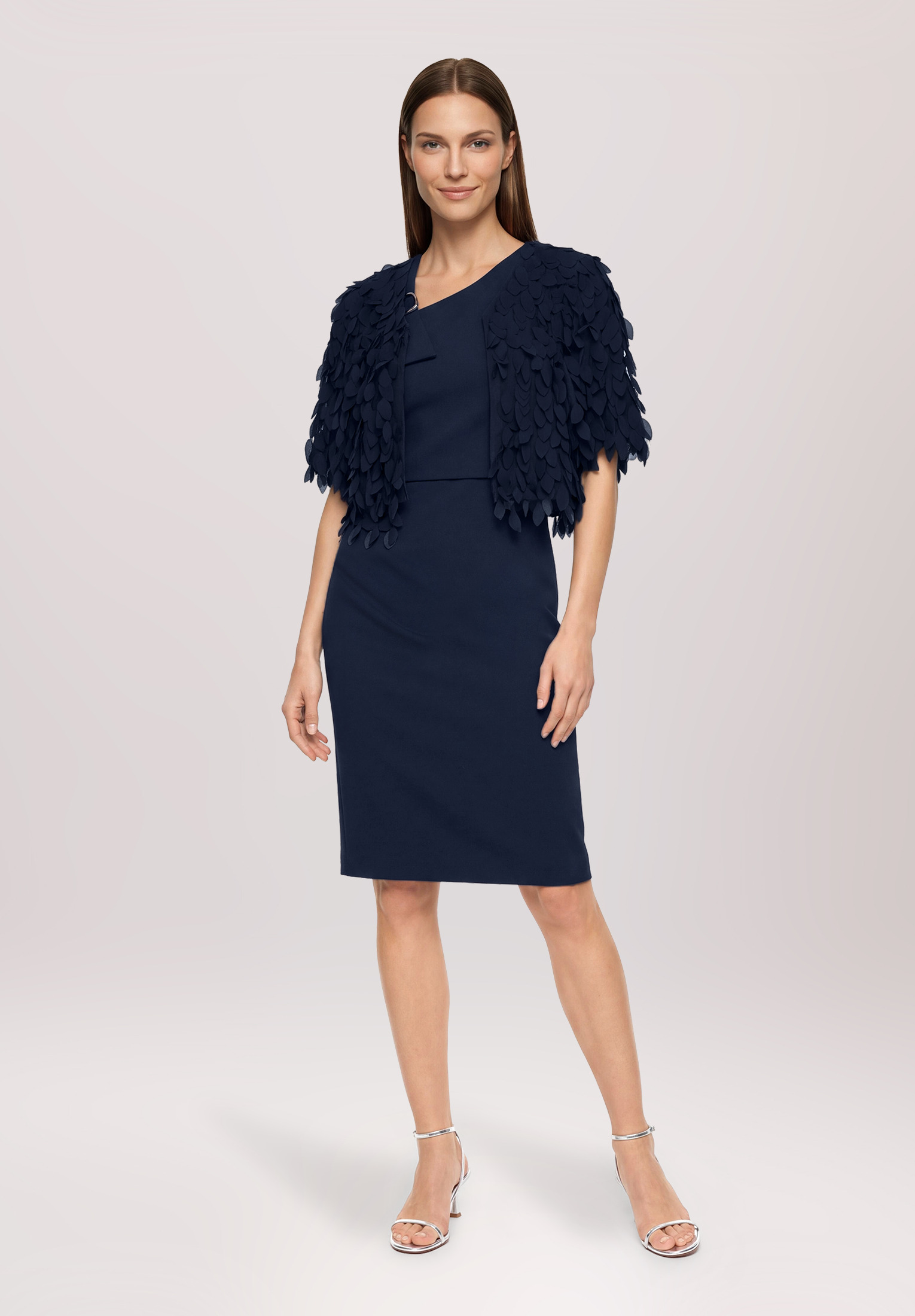 Robe de cocktail sans manches, VERA MONT