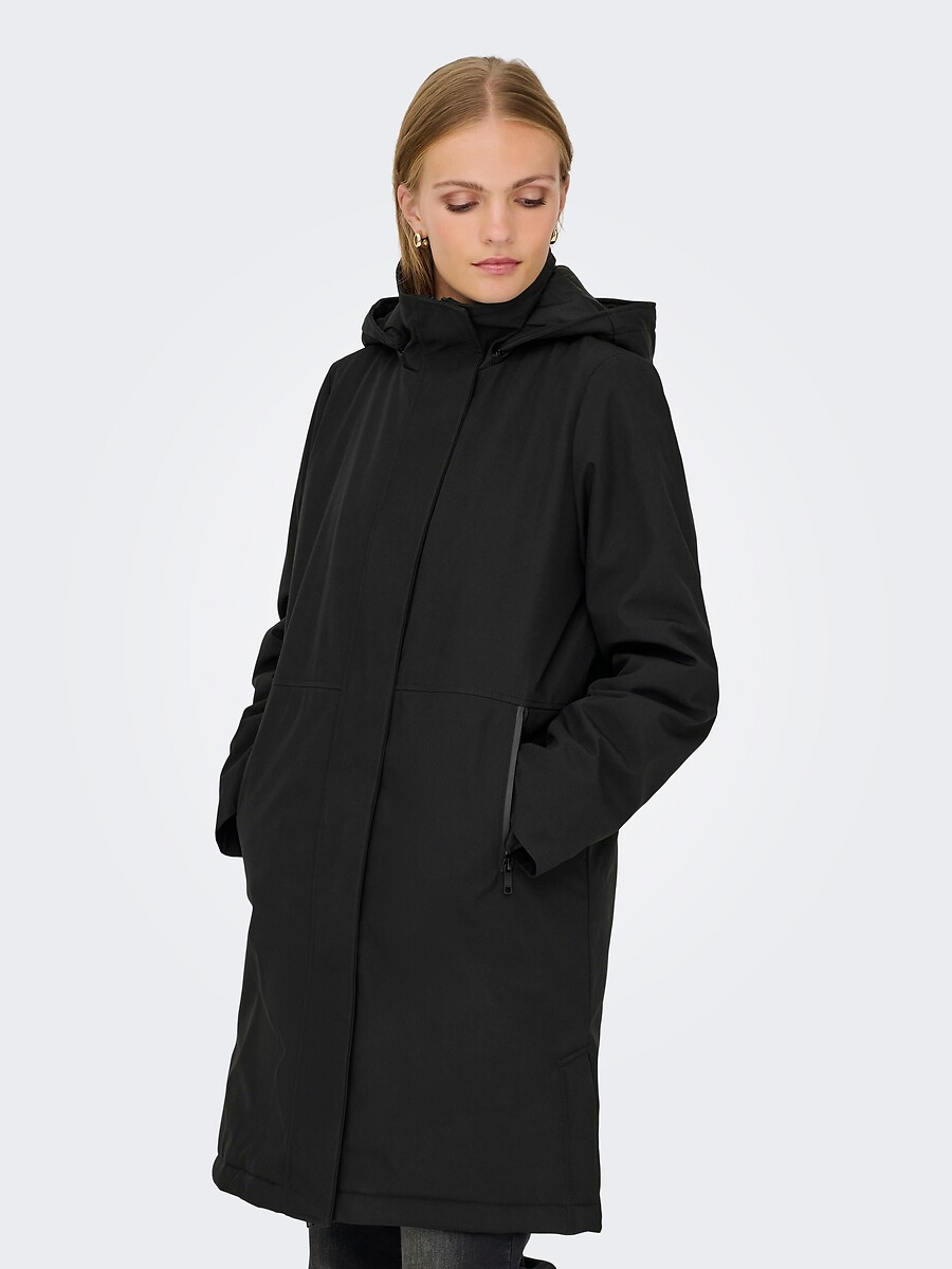 Parka longue à capuche, ONLY