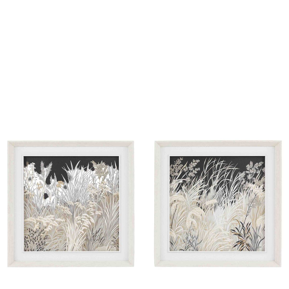 Set of 2 Evening Peace Framed Canvas, ÉDITÉ