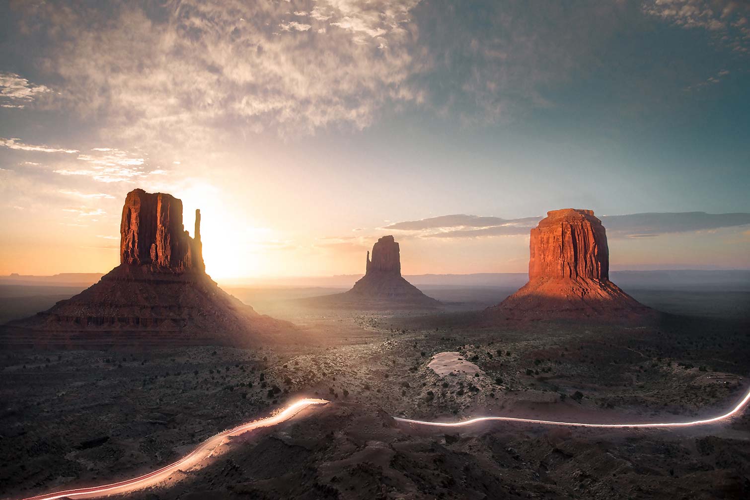 Tableau d'été le grand canyon dawn et dusk, HEXOA