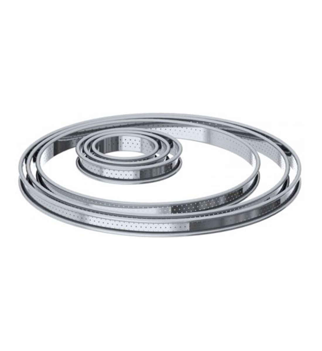 Cercle à tarte perforé - ø28 cm, DE BUYER