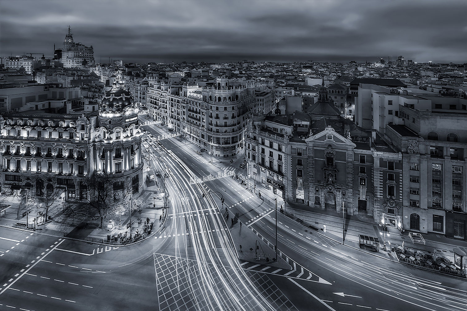 Tableau madrid city lights, HEXOA