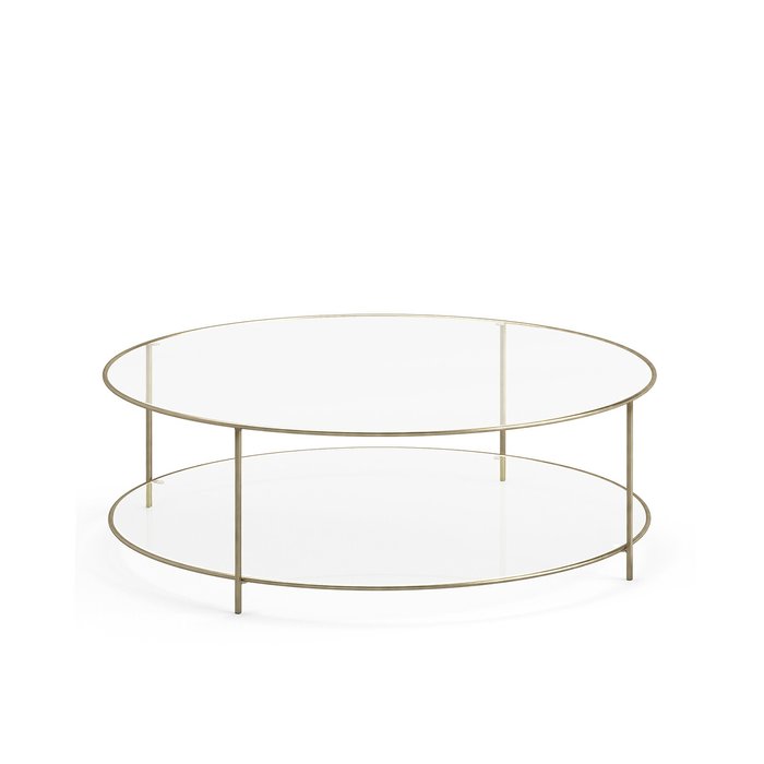 Sybil Tempered Glass Round Coffee Table AM.PM image 0