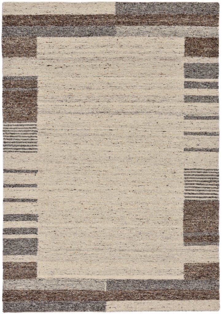 Tapis de salon en laine tissé main - EHRWALD, THEKO