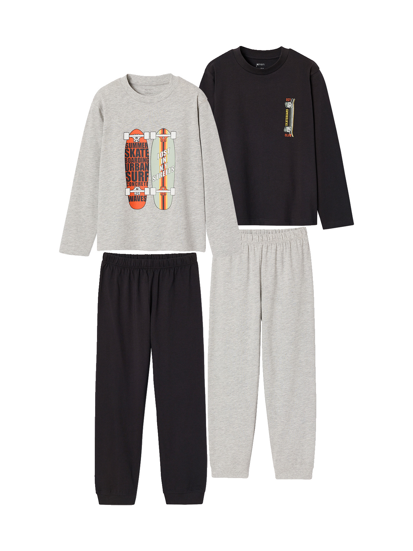 Lot de 2 pyjamas manches longues, JONEN